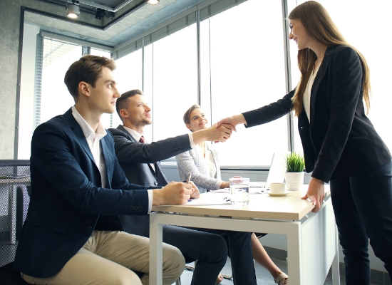 Students collaborating on real-world projects